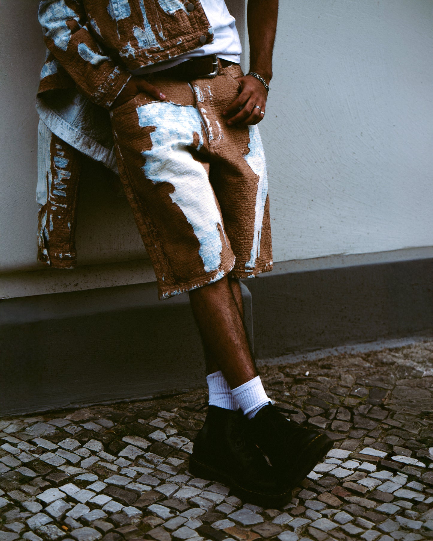 'Two Tone' Denim Jorts