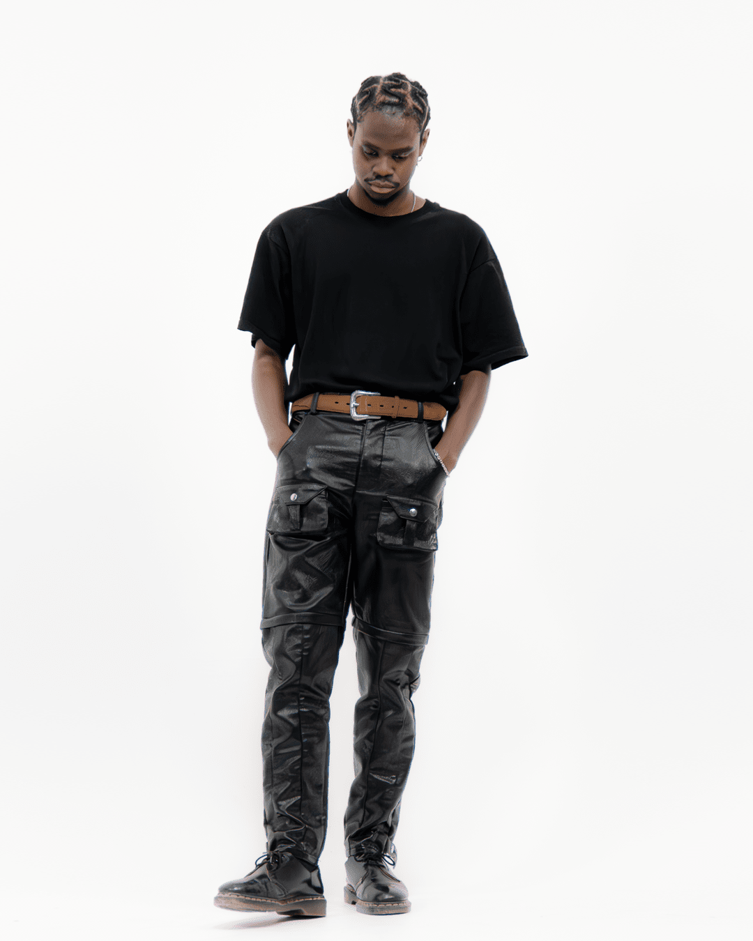 'Mooce' Leather Pants