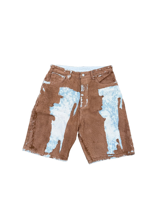 'Two Tone' Denim Jorts