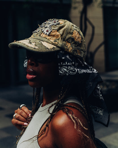 DENIM BANDANA HAT