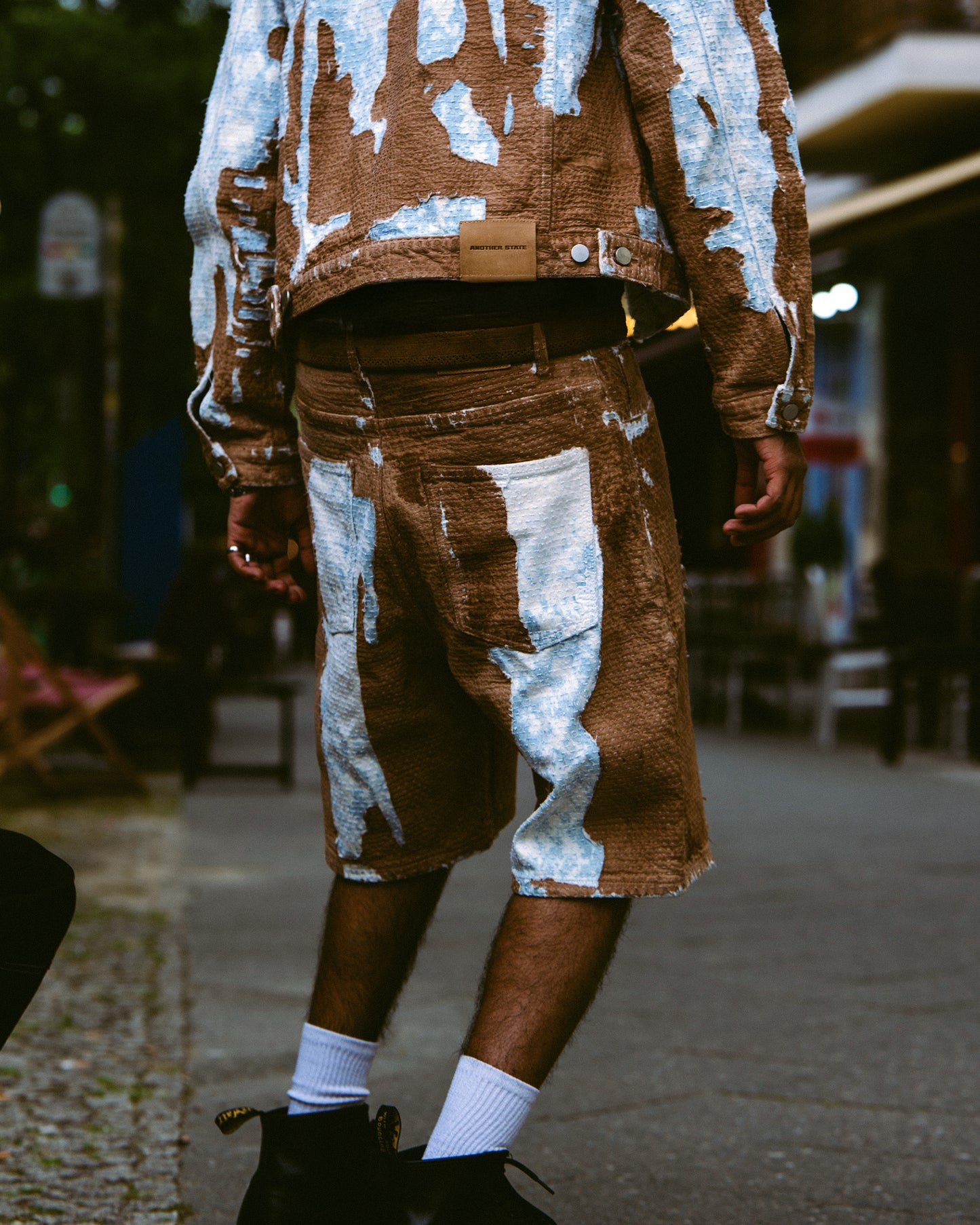 'Two Tone' Denim Jorts