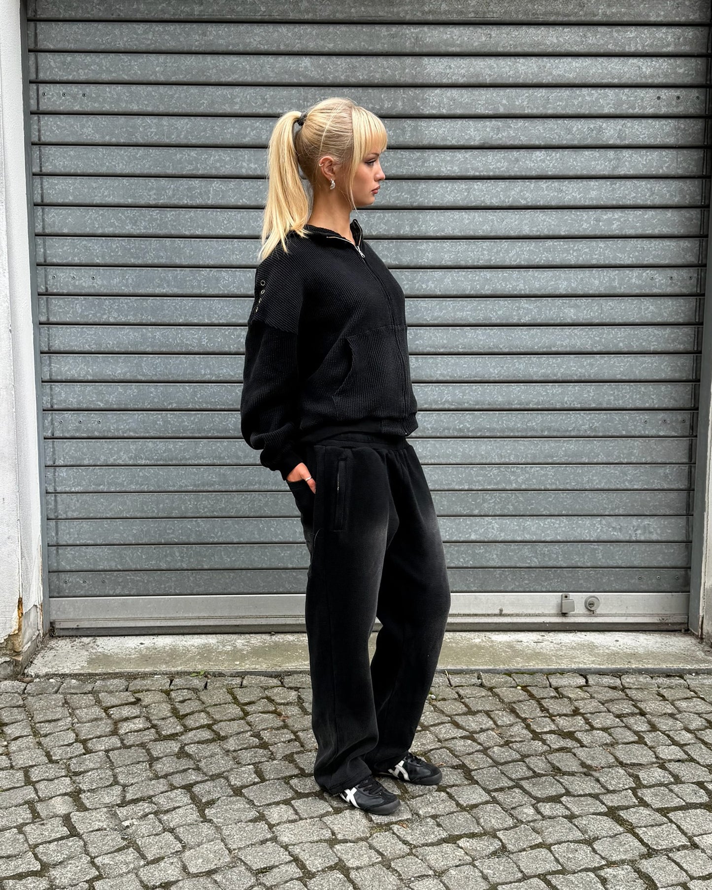 Waffle Knit Sweatpants